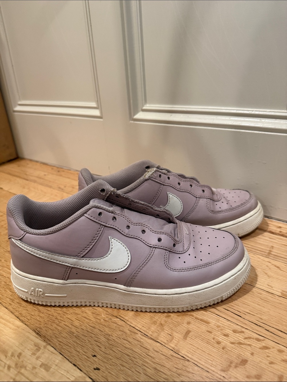 Nike Kids' Air Force 1 Lavender Low-Top Sneakers Platinum Violet